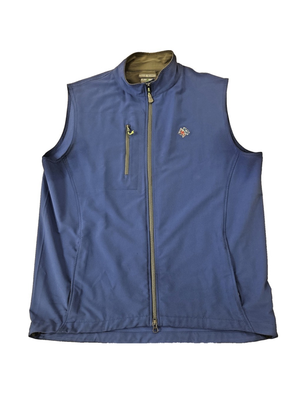Peter Millar Element4 Wind Vest Men’s Large Frederica Golf Club Logo